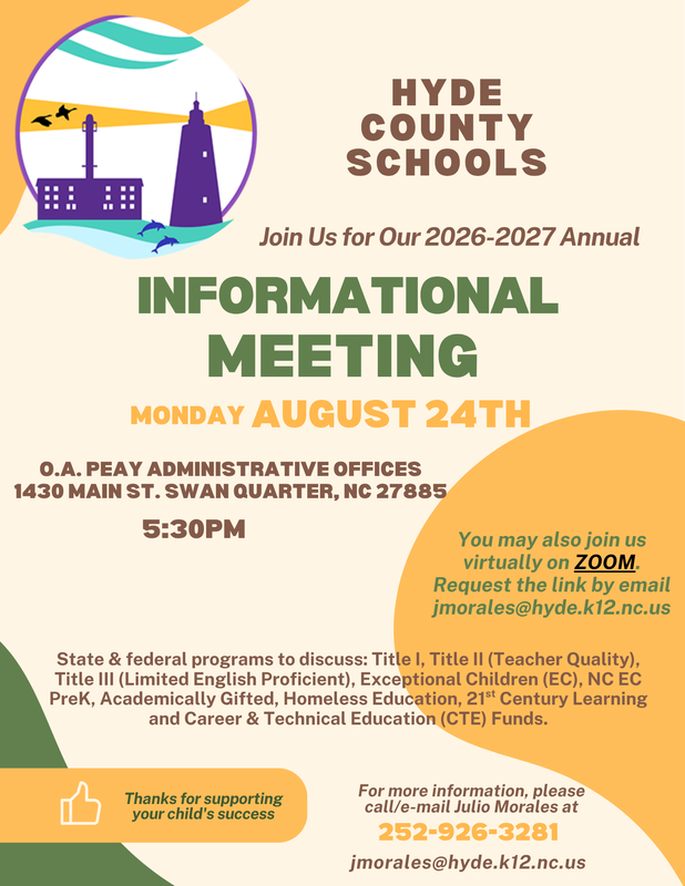 Informational Meeting Invitation