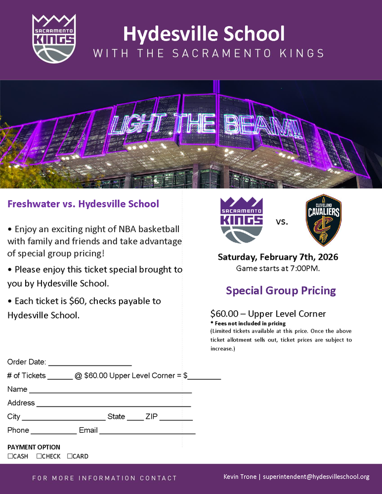 Kings Game Flyer