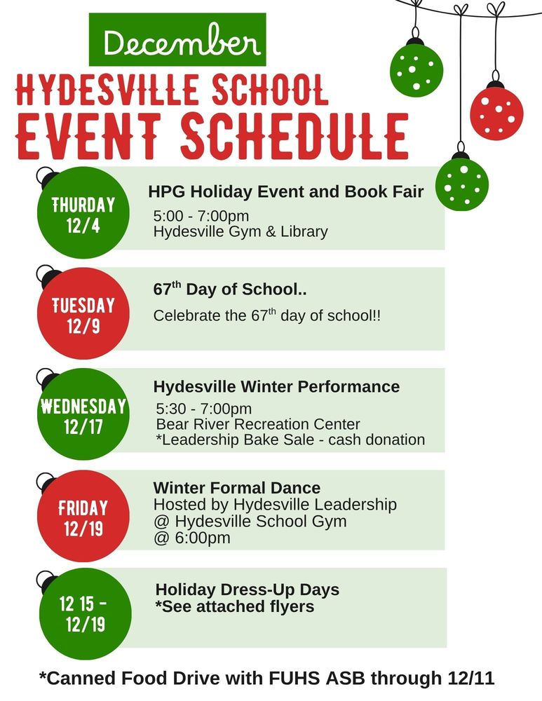 December Fun Days!