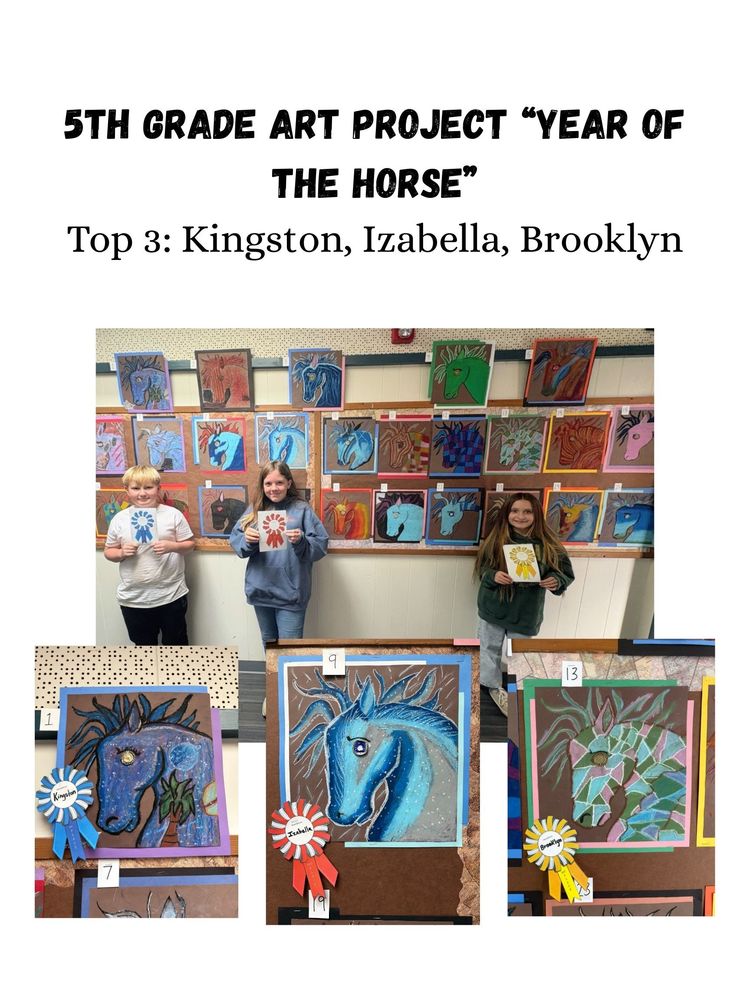 Yesr of the Horse Art Projects
