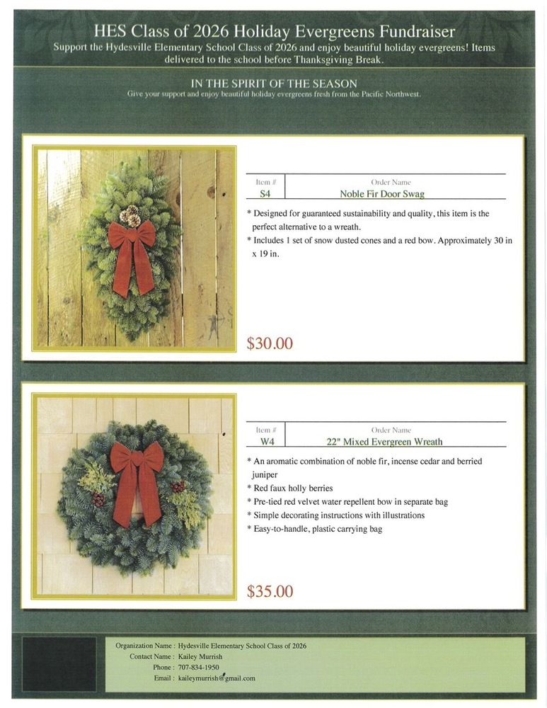 Wreath Fundraiser