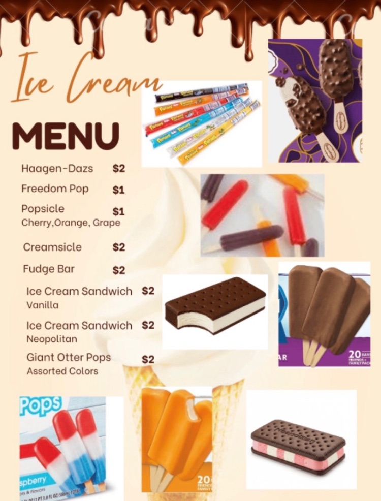 Friday ice cream sales 