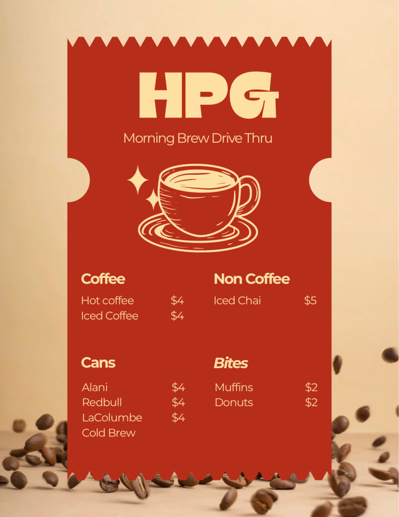 HPG Coffee Fundraiser!