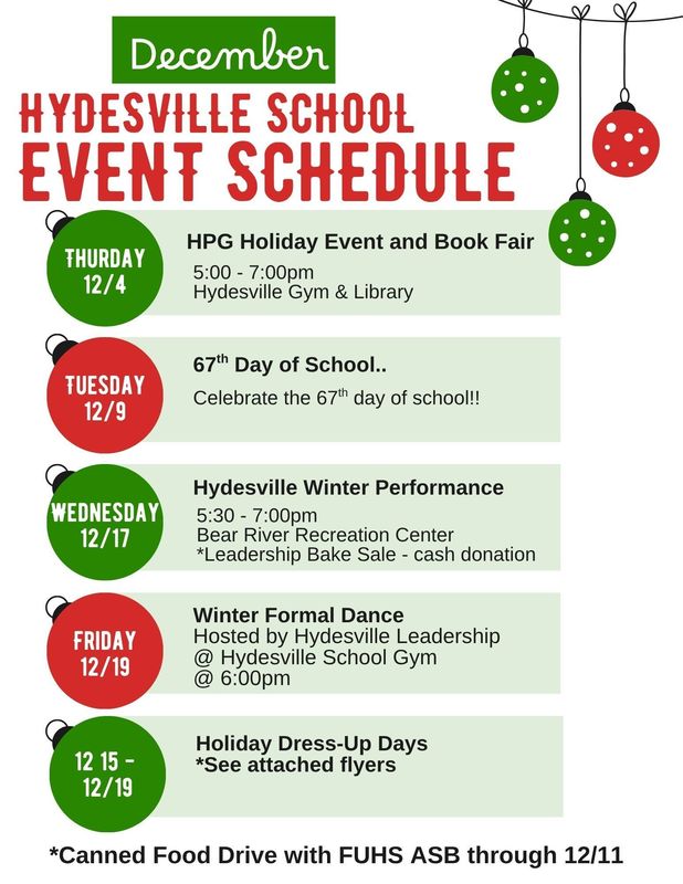 December Fun Days!!