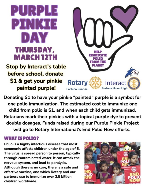 Thursday Purple Pinkie Day