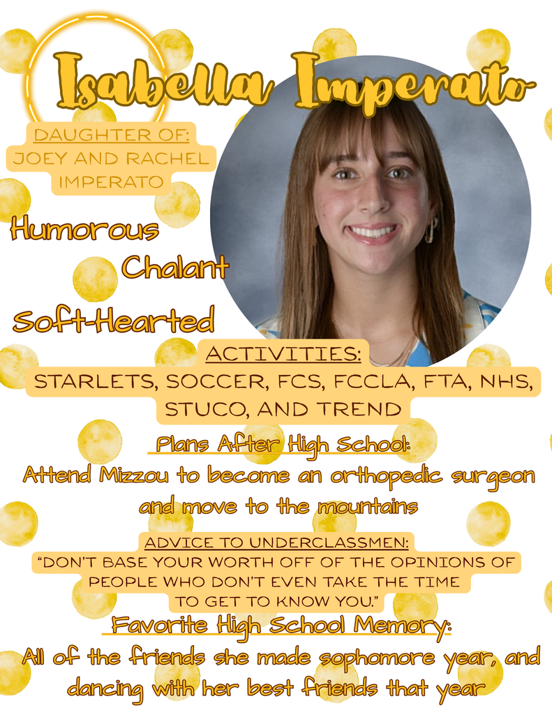 Senior Spotlight 2026