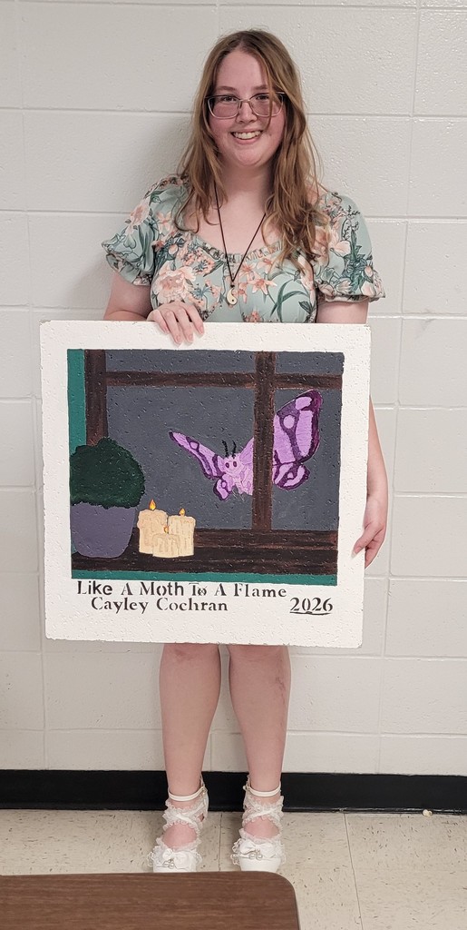 Mrs. Howard's Advanced Art Seniors have finished their ceiling tiles! They will be displayed in Mrs. Howard's room! 