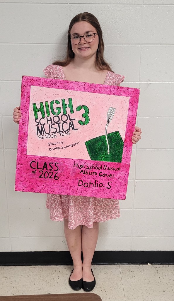 Mrs. Howard's Advanced Art Seniors have finished their ceiling tiles! They will be displayed in Mrs. Howard's room! 