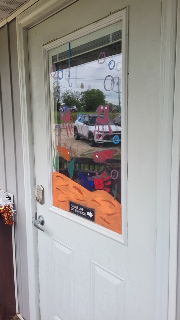 The Art Club finished their summer designs around town! 
