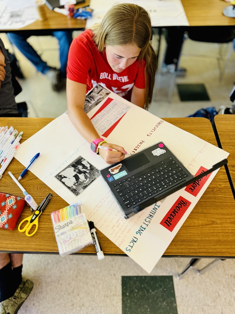 Students in American Government have been working on a research paper and poster over the President of their choosing. 