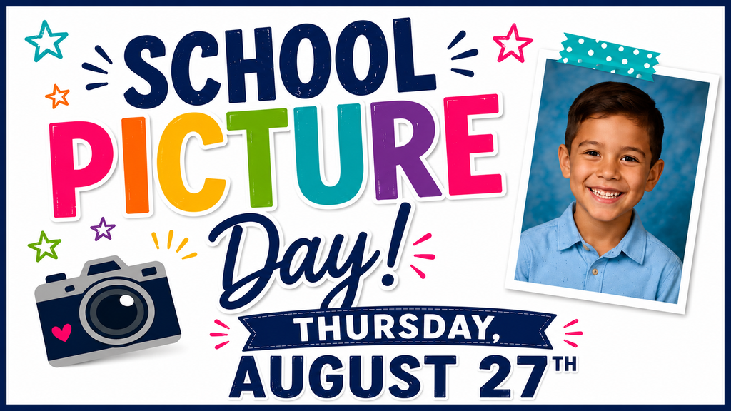 Picture day is coming Thursday August 27th. 