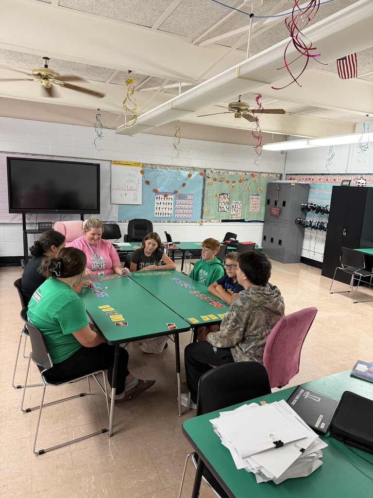 Mrs. Fox’s junior high class loves to play games to build their math skills! So competitive!