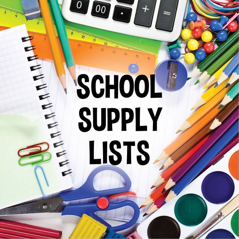 SY 26-27 Supply List by Grade