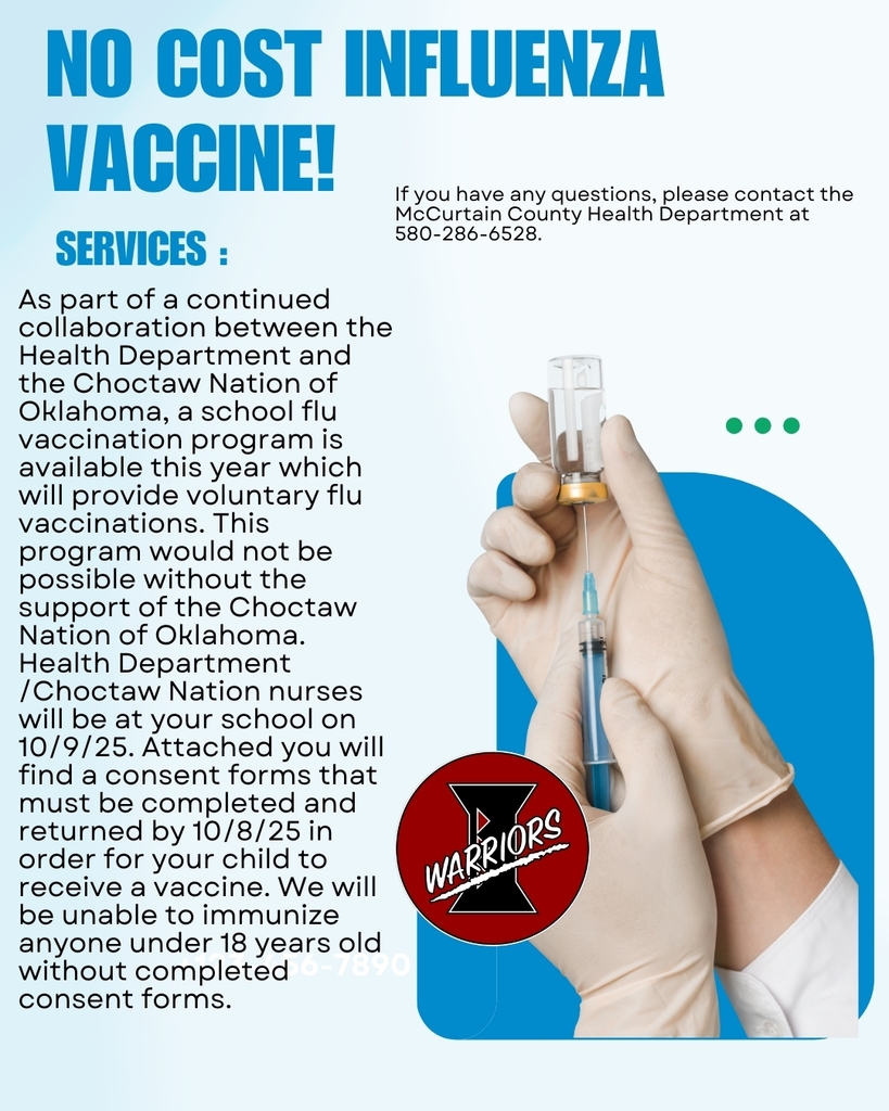 No Cost Influenza Vaccine!