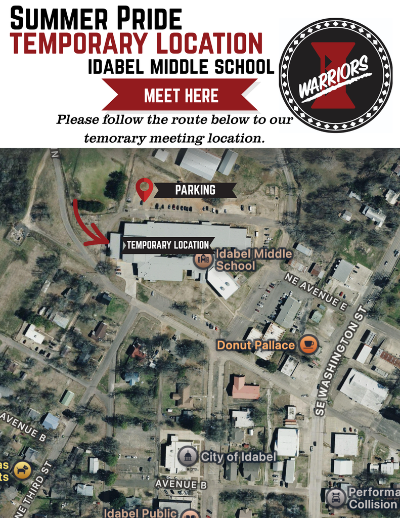 Summer Pride Temporary Location