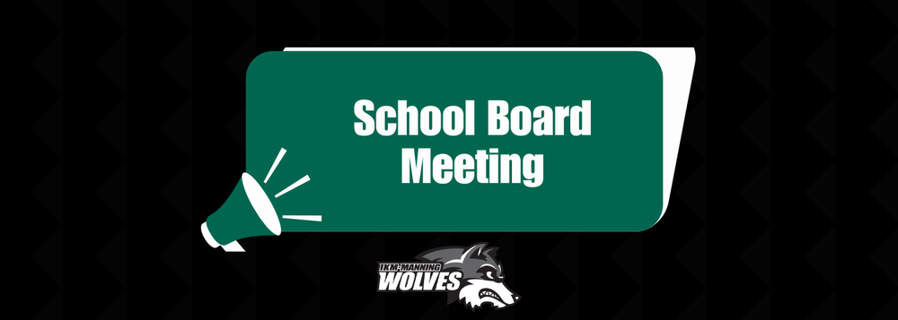School Board Meeting Graphic
