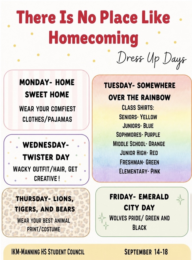 Homecoming Dress Up Days