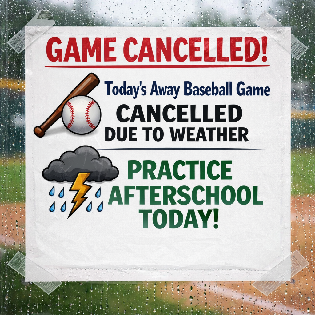 Baseball Cancelation 