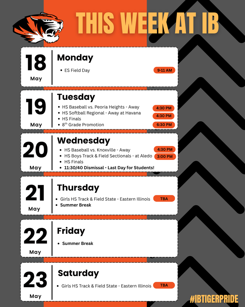 This Week at IB!