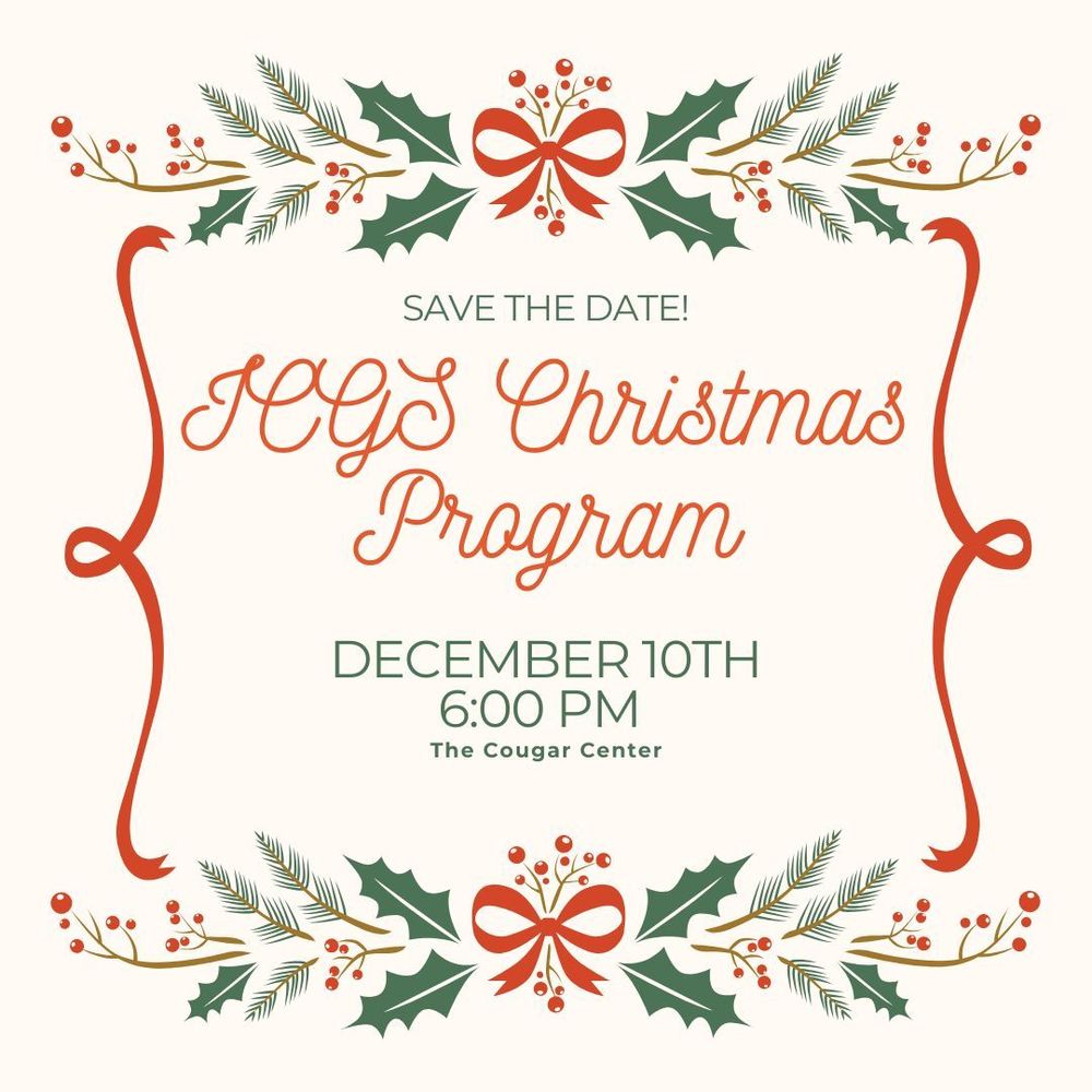 2025 ICGS Christmas Program