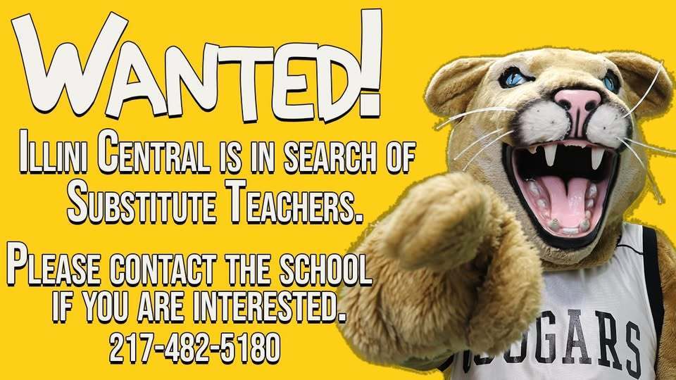 Illini Central is in Search of Substitute Teachers
