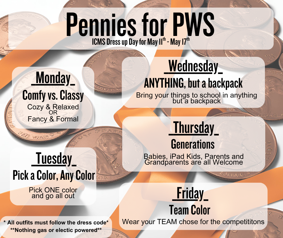 Pennies for PWS Week 2026