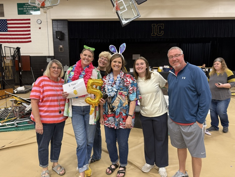 Annie Baugher and staff members