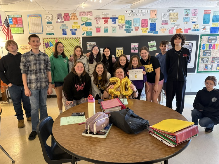 Becky Johnson and class