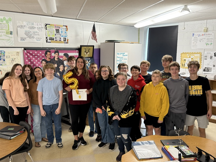Katrina Ford and students 