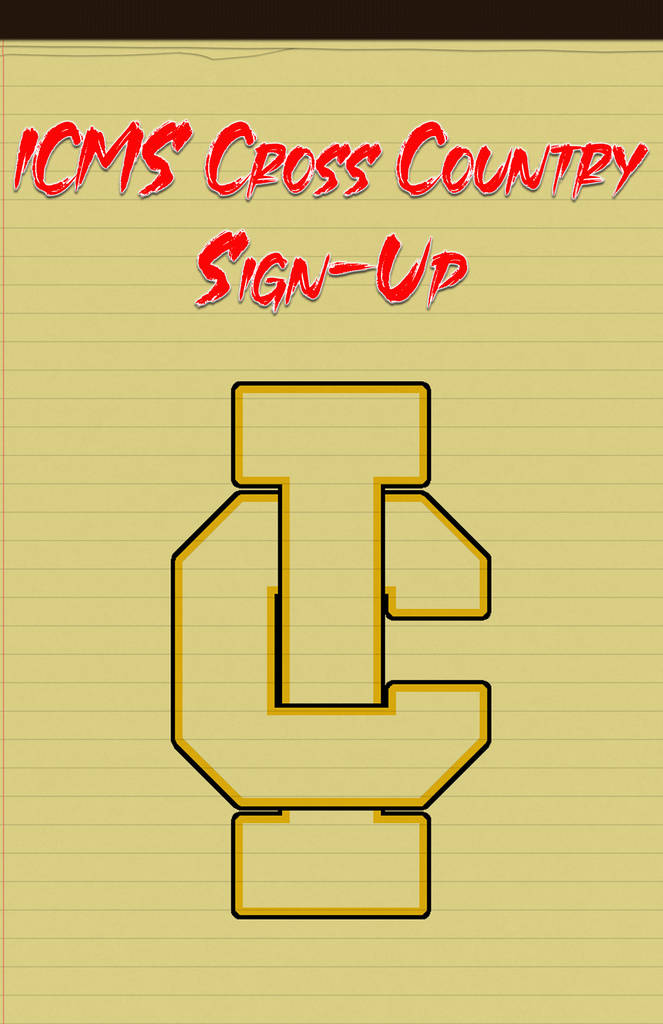 ICMS Cross Country Sign Up