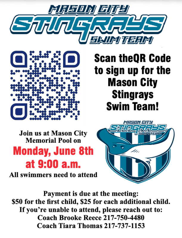 Mason City Swim Team Sign Up Information