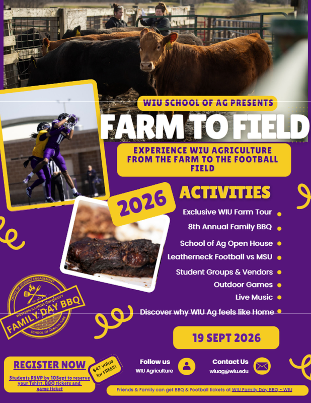 WIU Farm to Field Flyer