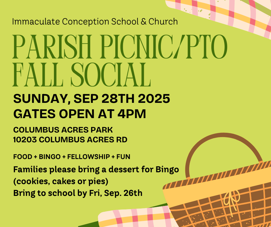 Parish Picnic/PTO Fall Social