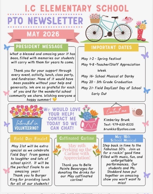 MAY  PTO Newsletter