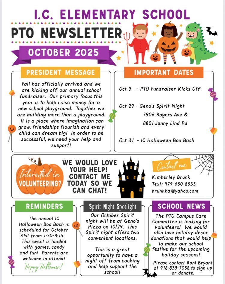 October PTO Newsletter 
