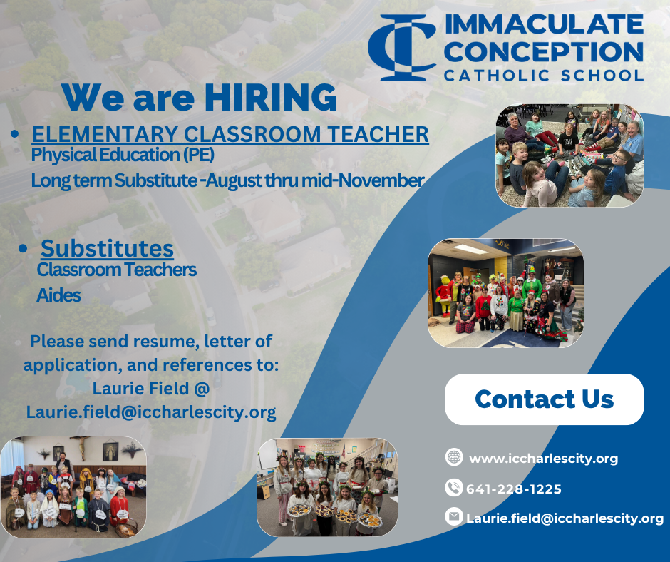 Adverttisement for hiring at school