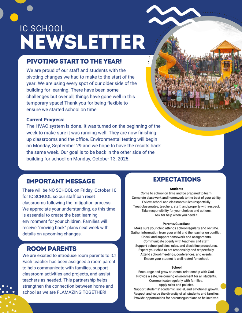 Newsletter from IC