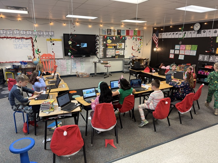 classroom full of students