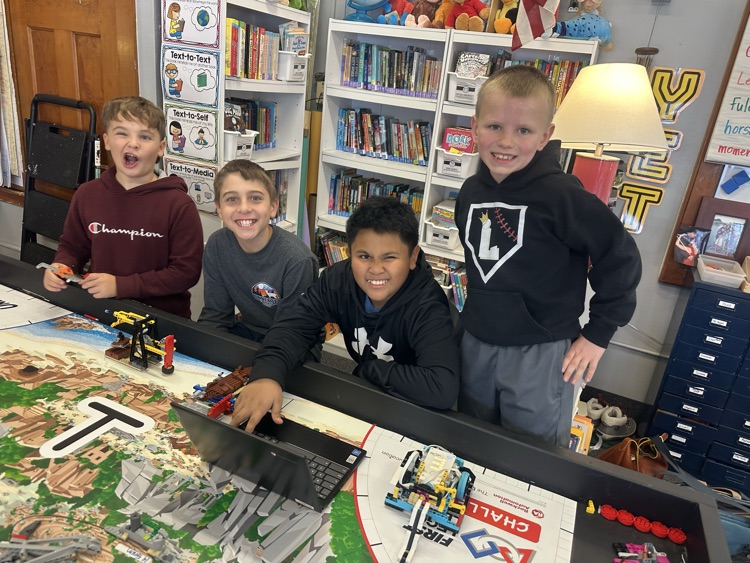 it’s smiling at Lego table