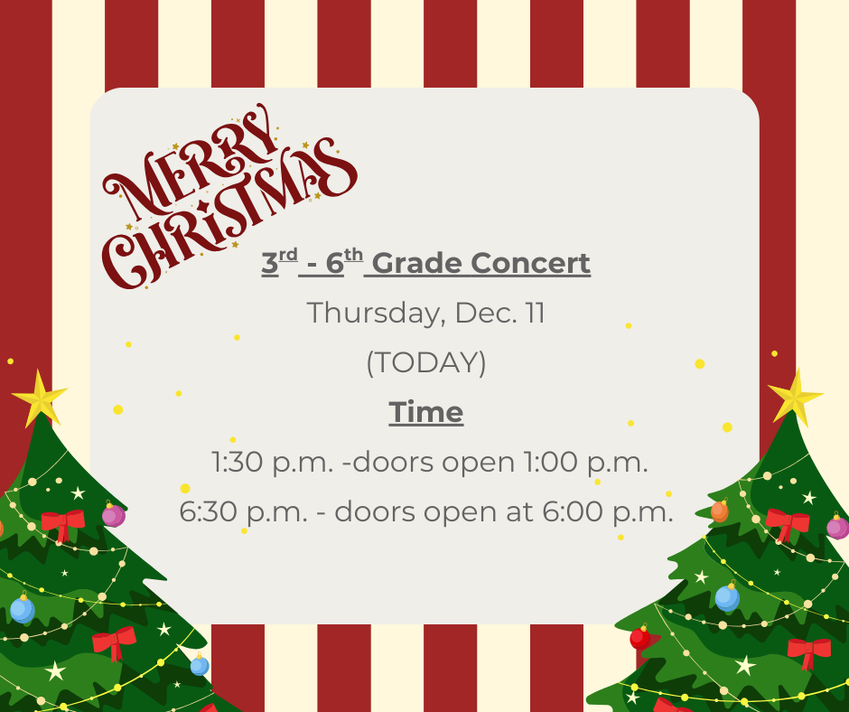AD for Christmas concert 