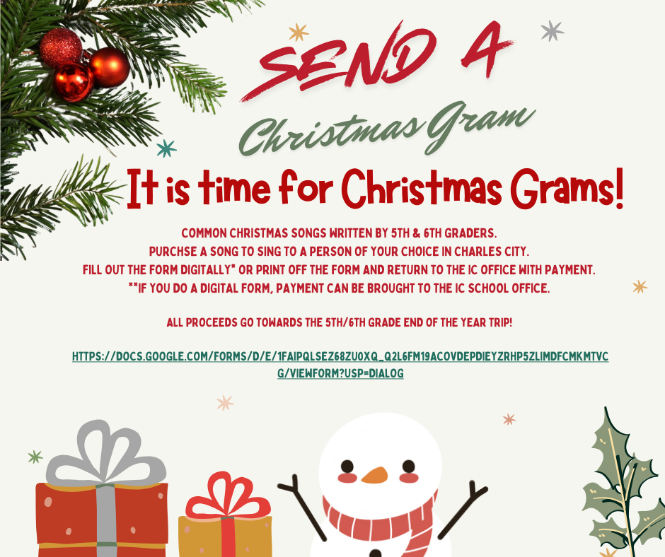 Add to sign up for a christmas gram