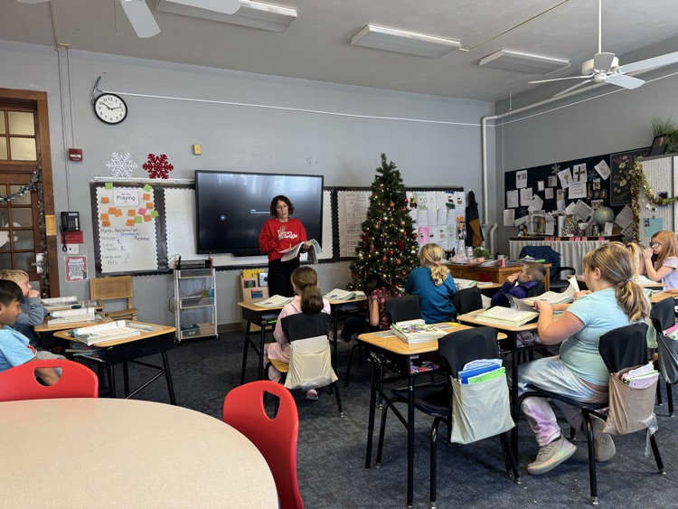 teacher infront of class