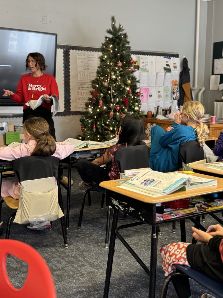 teacher in front of class