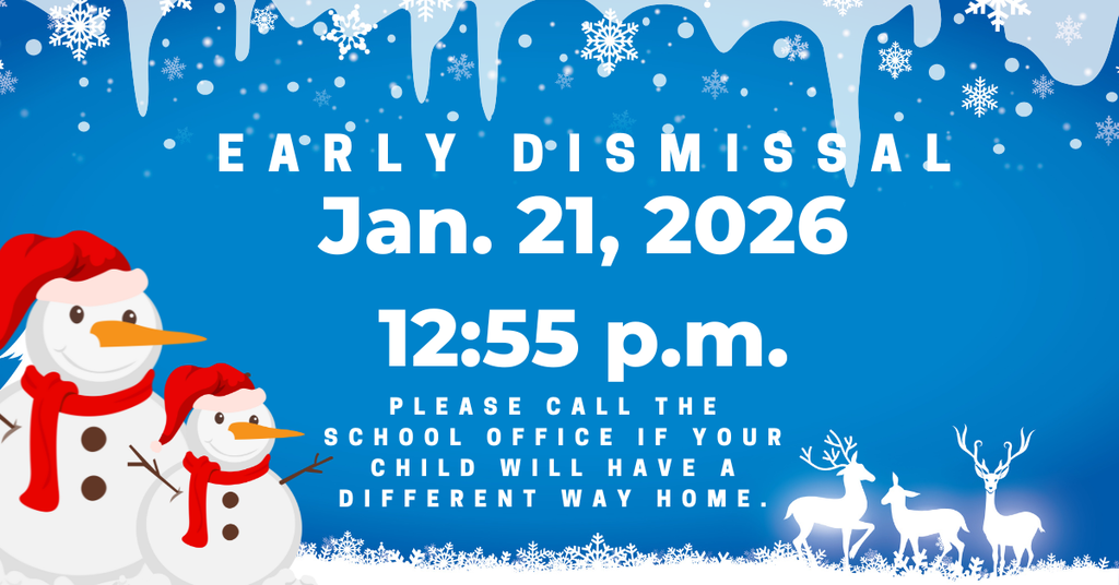 2 hour Late start visual with snowman