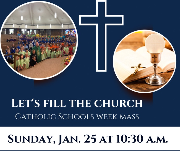 invite to mass with kids and priest