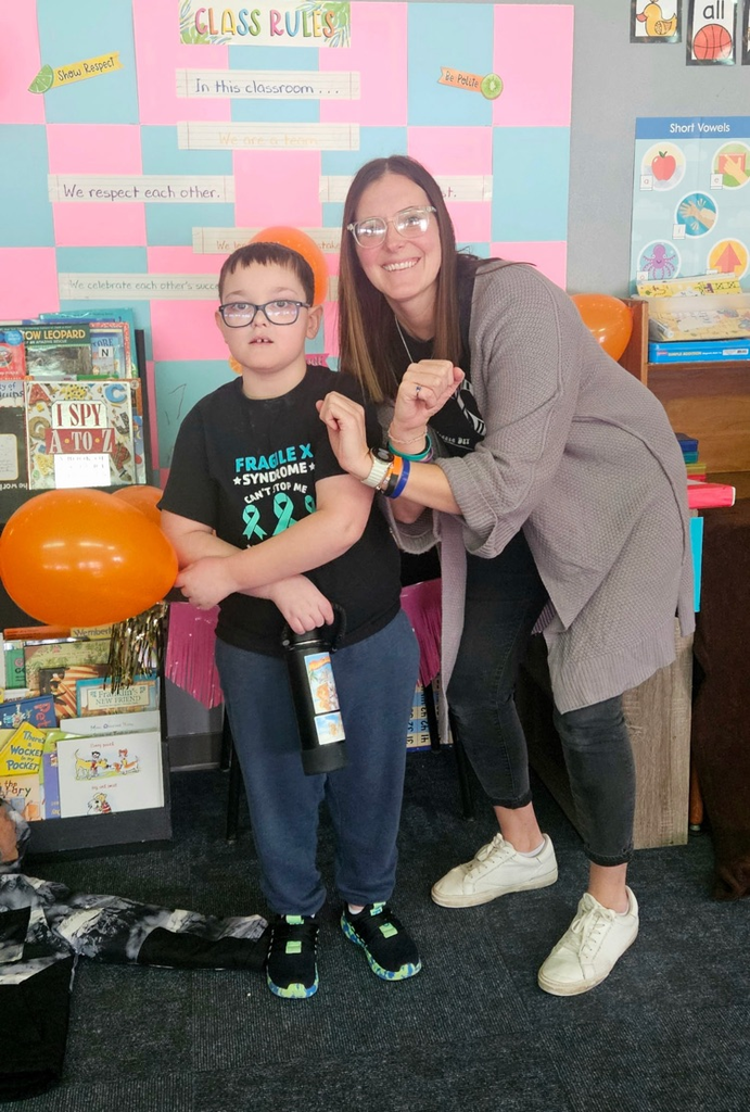 woman and boy smiling