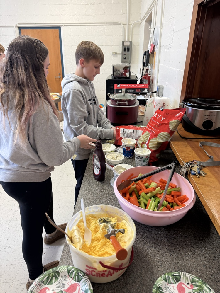 kids making food in kitchen