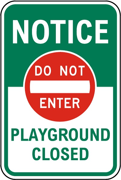 closed playground