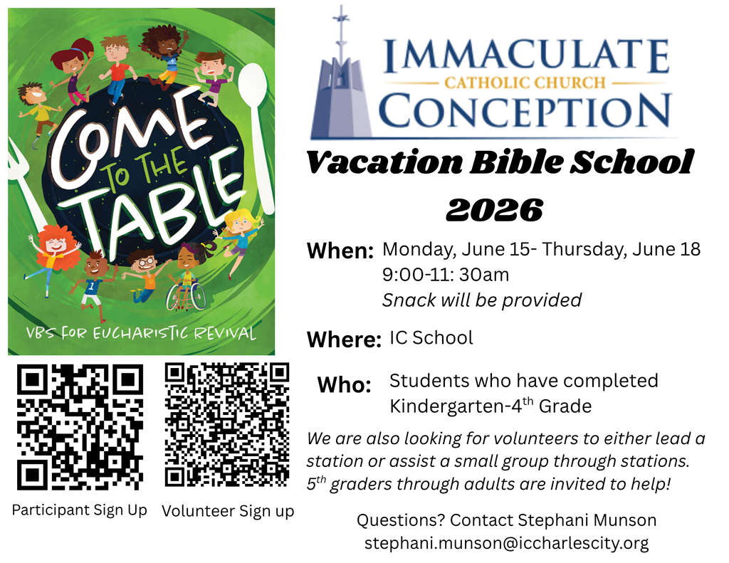 Invitation to Vacation Bible School