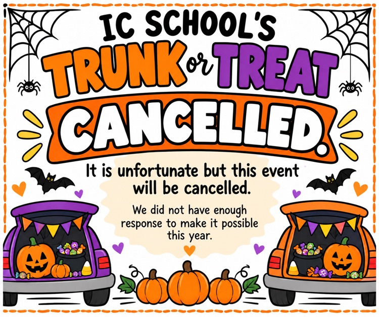 cancelled event for trunk or treat
